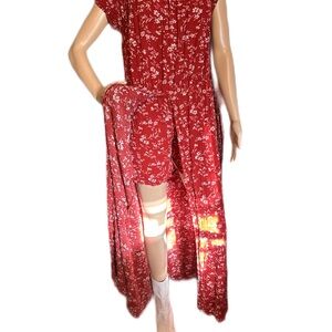 Jumpsuit with shorts underneath